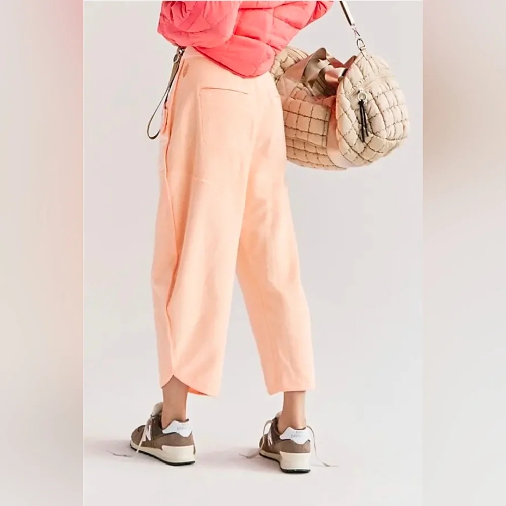 NWT Free People Timko Pants Pastel Peach S - Picture 3 of 5